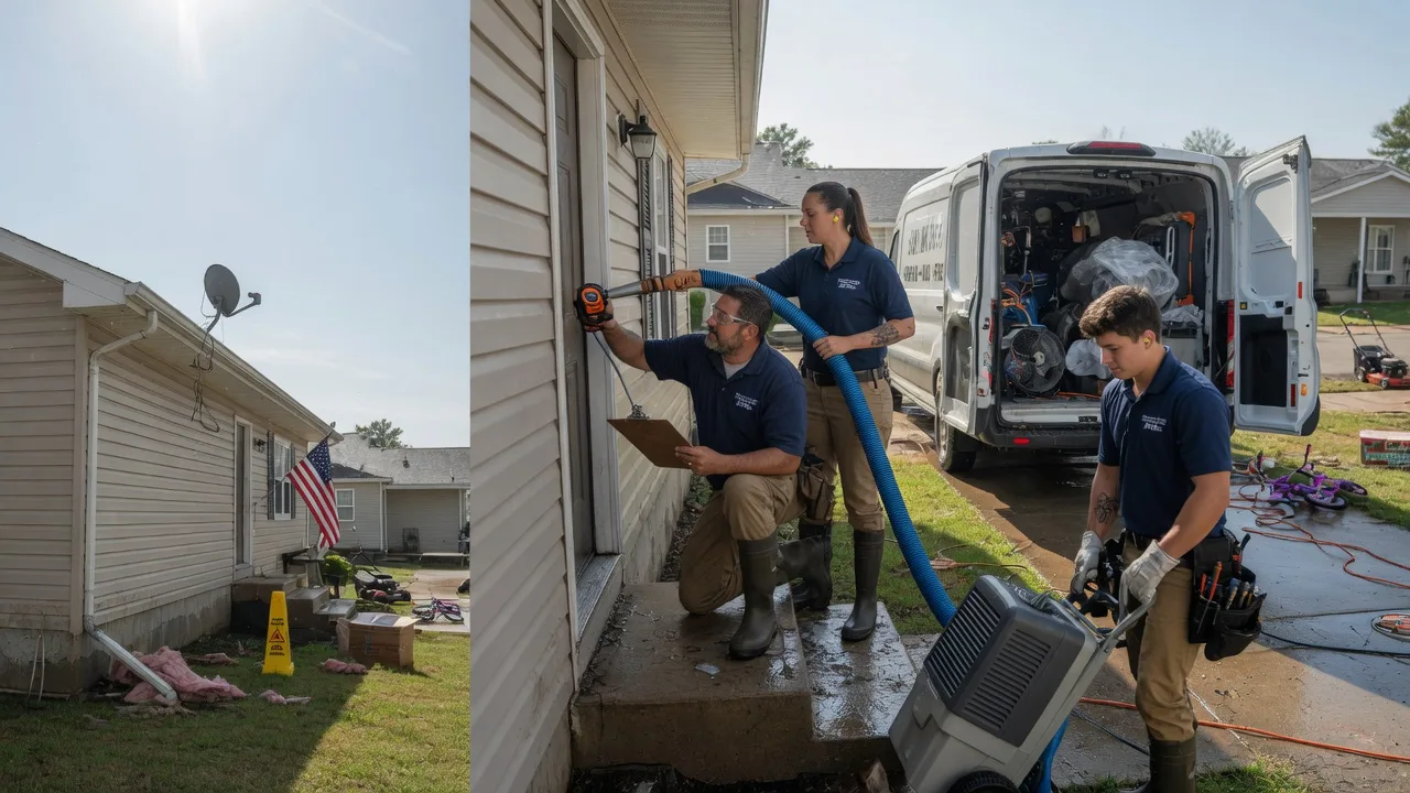 Ceiling Water Damage Restoration in Edward, NC near me